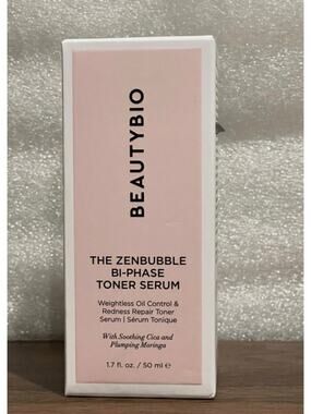 Beauty Bio Zenbubble Bi-Phase Toner Serum 1.7 oz New In Box